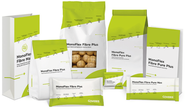 Coveris release a recyclable paper-based packaging range