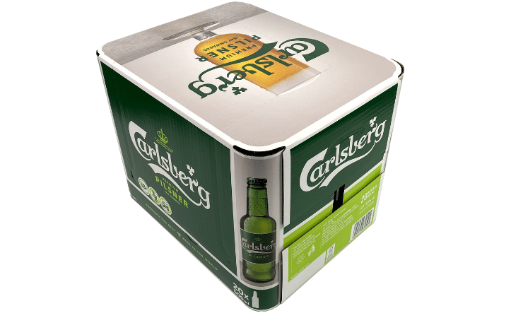 Carlsberg Poland reduces CO2 with DS Smith Round Wrap