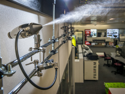 Condair Jetspray humidifies at Fujifilm