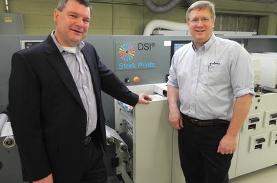 DSI press used to enter decorative label market