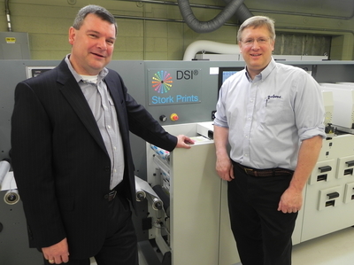 DSI press used to enter decorative label market